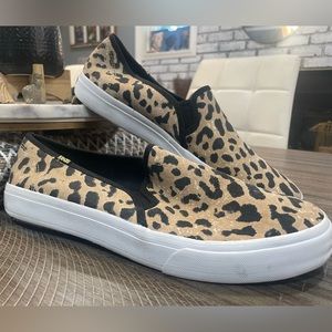 Keds, cheetah print tennis shoes, new, size 11